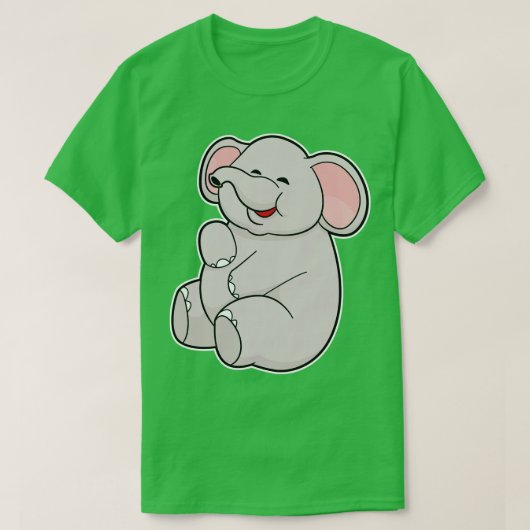 T-shirt Éléphant Drôle (Design devant)