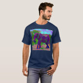 T-shirt Éléphant élégant (Devant entier)