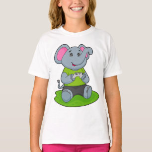 T-shirt Eléphant en Gamer