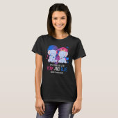 T-shirt Elephant En Octobre Nous Portons Des Pies Rose Et  (Devant entier)
