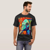 T-shirt Eléphant excentrique (Devant entier)