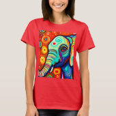 T-shirt Eléphant excentrique (Devant)