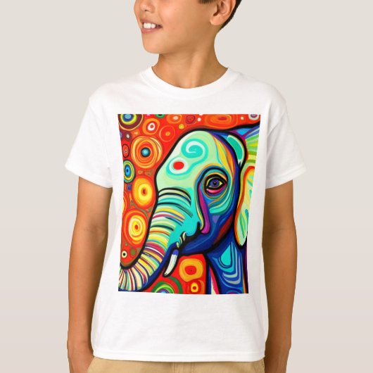 T-shirt Eléphant excentrique (Devant)