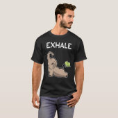 T-shirt Éléphant Exhale Yoga Élément (Devant entier)