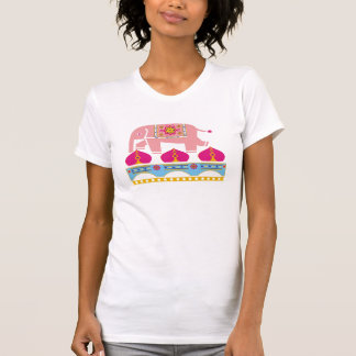 T-shirt Éléphant exotique