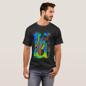 T-shirt Eléphant Face Pop Art (Devant entier)