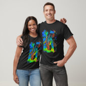 T-shirt Eléphant Face Pop Art (Unisexe)