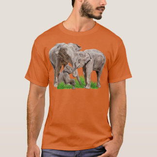 T-shirt Elephant Family Zookeeper Zoologiste Faune Safar