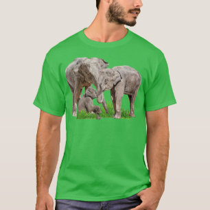 T-shirt Elephant Family Zookeeper Zoologiste Faune Safar