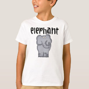 T-shirt Éléphant gris