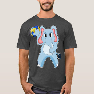 T-shirt Elephant Handball player Handball