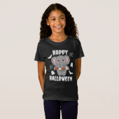 T-Shirt Elephant Happy Halloween (Devant entier)