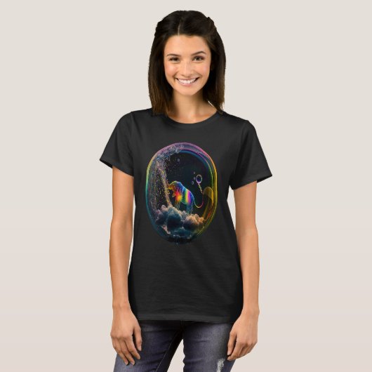 T-shirt Elephant in soap bubble Elephants (Devant entier)