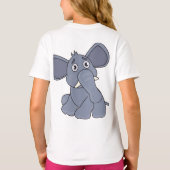 T-shirt éléphant incroyable (Dos)