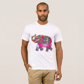 T-shirt Éléphant indien (Devant entier)