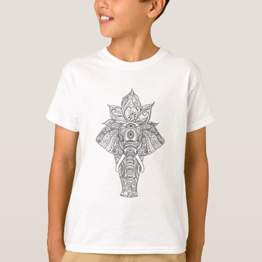 T-shirt Éléphant inspiré (Devant)