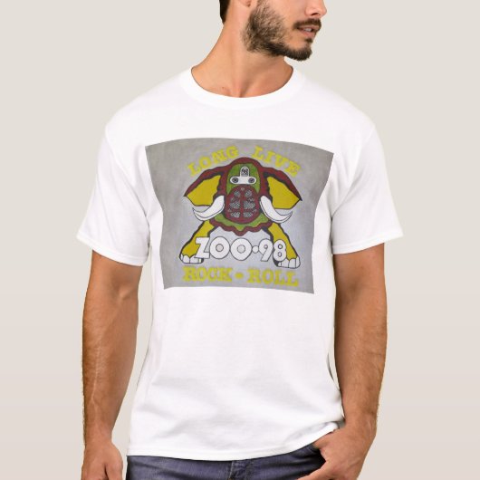 T-shirt éléphant Jaune KZEW 98 (Devant)