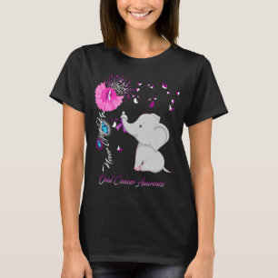 T-shirt Eléphant je porte pendant que pour la sensibilisat