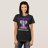 T-shirt Elephant Je suis un survivant MIGRAINE HEADACHE (Devant entier)