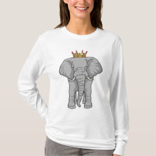 T-shirt Elephant King Crown