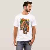 T-SHIRT ÉLÉPHANT LANKORA (Devant entier)