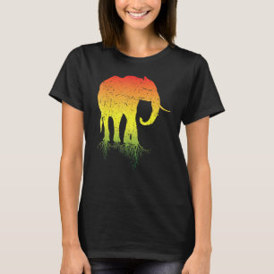 T-shirt Elephant L'Esprit Animal Mammifère Africain