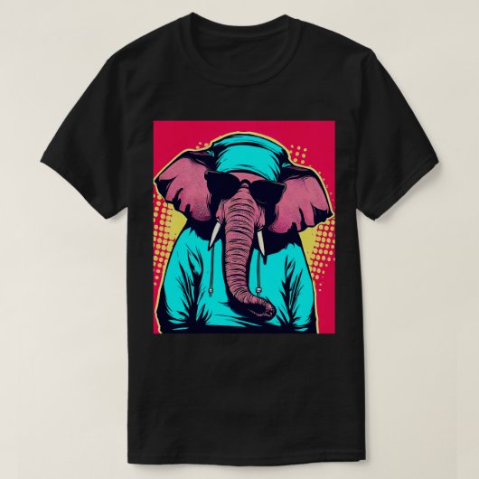 T-shirt Elephant libre (Design devant)