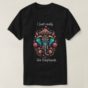 T-shirt Eléphant majestueux sous la canopée du cirque