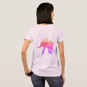 T-Shirt éléphant Mandala (Dos entier)