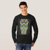 T-shirt Elephant Mandala Aimant Kindness Metta Wish Blessi (Devant entier)