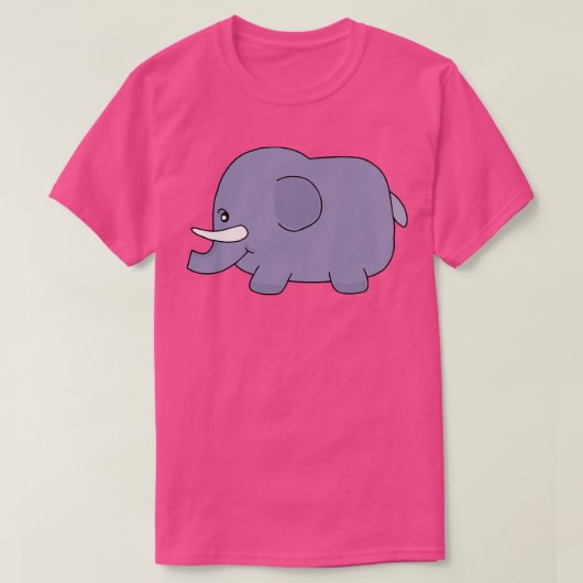 T-shirt Eléphant mignon (Design devant)