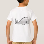 T-shirt Éléphant Noir & Cheval Rouge (Dos)