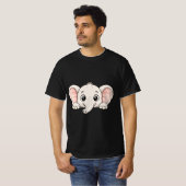 T-shirt Éléphant Peekaboo (Devant entier)