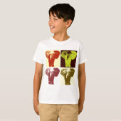 T-shirt Eléphant Pop Art (Devant entier)