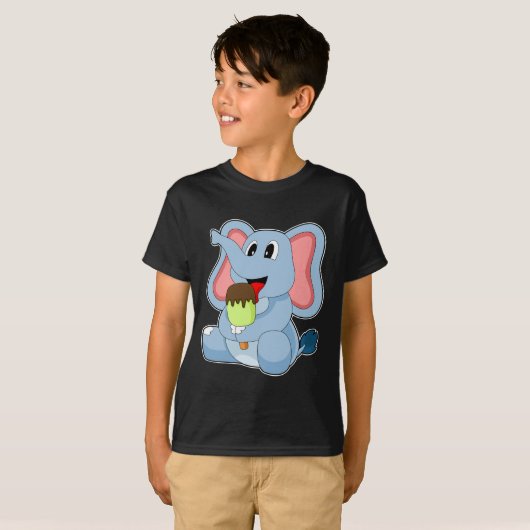 T-shirt Elephant Popsicle (Devant entier)