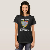 T-shirt Elephant Pour Hommes Femmes Plus Grand Cirque Zoo  (Devant entier)