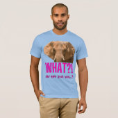 T-shirt Elephant Que Viens-Tu De Dire ? (Devant entier)