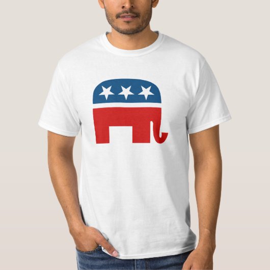 T-shirt Éléphant républicain (Devant)