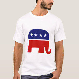 T-shirt Éléphant républicain de l'éléphant/GOP