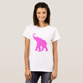T-shirt Éléphant rose (Devant entier)