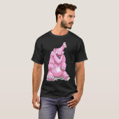T-shirt Eléphant rose (Devant entier)