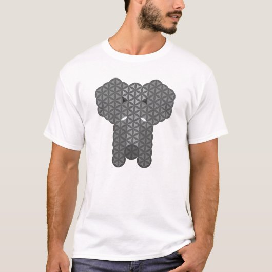 T-shirt éléphant sacré - éléphant de la vie. (Devant)