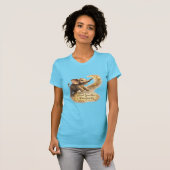 T-Shirt Éléphant Saupoudrant des Étoiles (Devant entier)