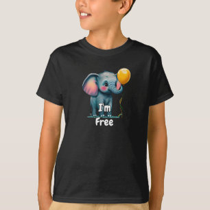 T-shirt Elephant Shirt Fun Cool Unique Meilleur Style Enfa