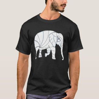 T-shirt Elephant sketch style pattern indian elephant afri