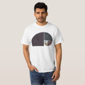 T-shirt Eléphant spiral Fibonacci - Ratio d'or 2 (Devant entier)