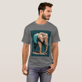 T-shirt Eléphant stylisé (Devant entier)