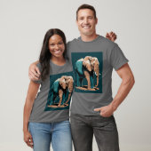 T-shirt Eléphant stylisé (Unisexe)