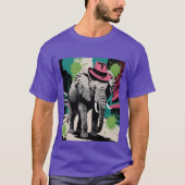 T-shirt Eléphant stylisé (Devant)