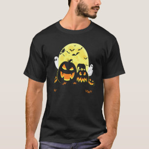 T-shirt Elephant sur le Citrouille effrayant Halloween Ple